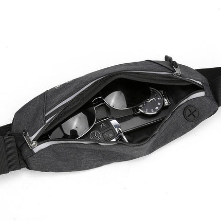 Fanny Pack for Women Men Water Resistant Small Waist Pouch Slim Belt Bag withPockets for Running-1