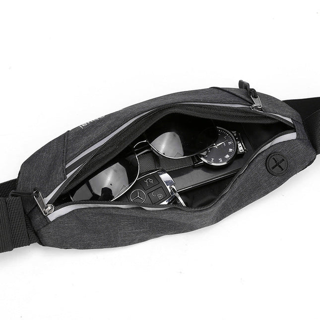 Fanny Pack for Women Men Water Resistant Small Waist Pouch Slim Belt Bag withPockets for Running-1