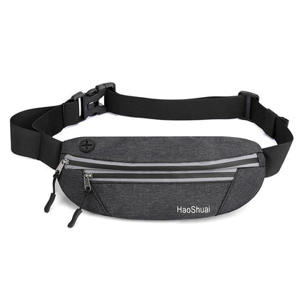 Fanny Pack for Women Men Water Resistant Small Waist Pouch Slim Belt Bag withPockets for Running-0